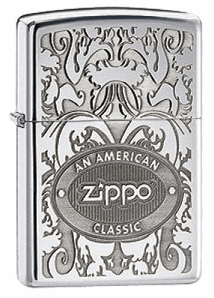 Zippo Lighter Gleaming Patina, poleeritud kroom tulemasin