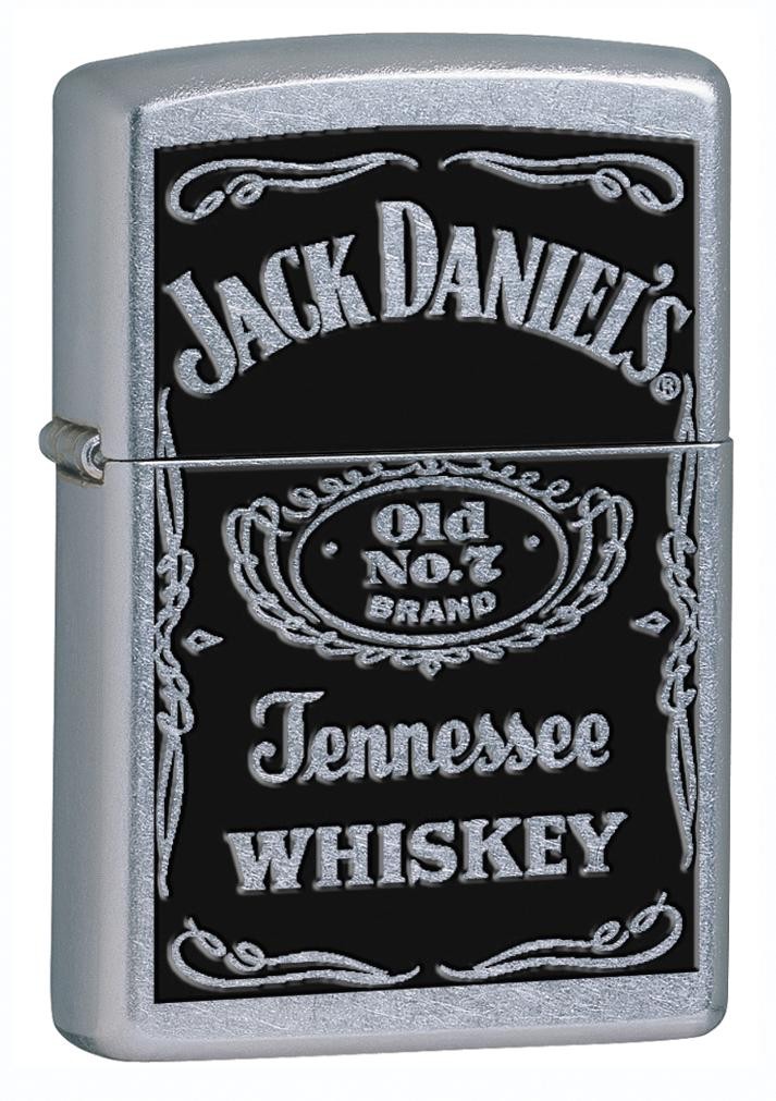 Jack Daniel's logoga klassikaline poleeritud kroom tulemasin