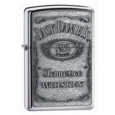 Jack Daniel's embleemiga klassikaline poleeritud kroom tulemasin