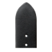 Di-modell nappa wapro nahkkellarihm must 22mm kullatud pannal