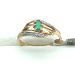 Kuldsõrmus-585 0,233ct smaragt 0,233 br.0.006 w/si 2,00g