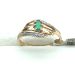 Kuldsõrmus-585 0,233ct smaragt 0,233 br.0.006 w/si 2,00g