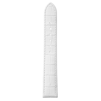 Bali nahkkellarihm valge 18mm