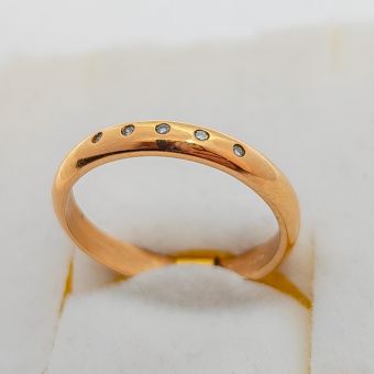 Kuld-585 abielusõrmus 585 2,30g