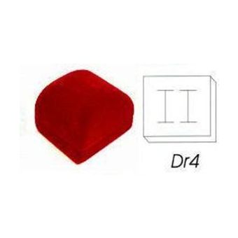 Kumer kandiline 46 x 49 x 38 mm tumepunane kinkekarp