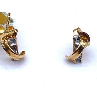 Kuldkõrvarõngad-585 0,40g