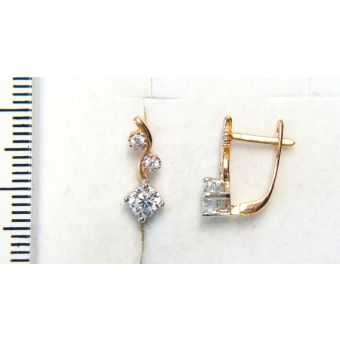 Kuldkõrvarõngad-585 1.49g