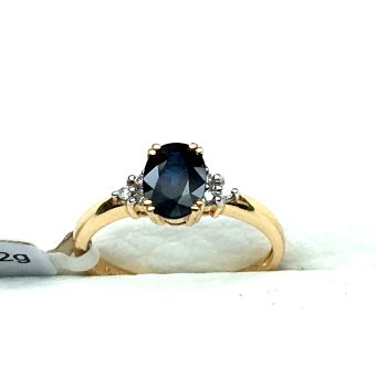 Kuldsõrmus 585 0.06w/si saf.0.88ct  1.82g
