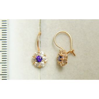 Kuldkõrvarõngad-585 konks 1,30g