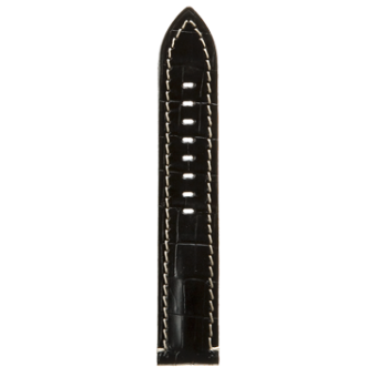 Di-modell bali chrono nahkkellarihm must 20mm kullatud pannal