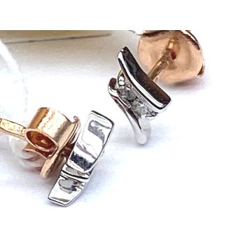 Kuldkõrvarõngad-585 br.0.06ct.0.84g