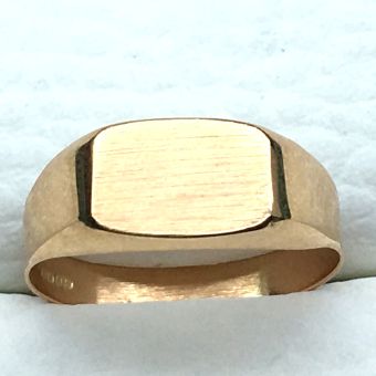 Kullast-585 klotsersõrmus 2,30g