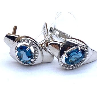 Hõbekõrvarõngad-925 top.fian.3,89g