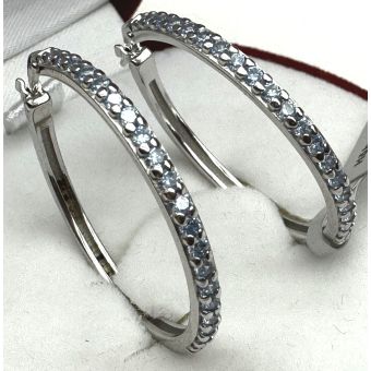 Hõbekõrvarõngad-925 sokolov fian. 5,82g