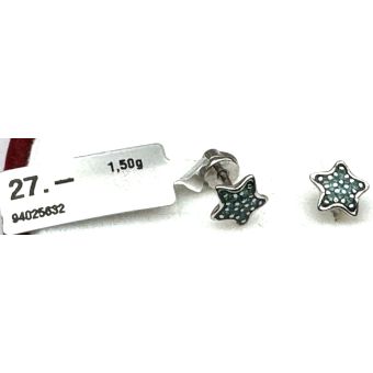 Hõbekõrvarõngad-925 Sokolov fian.1,50g