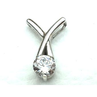 Kuldripats-585 valge kuld zirkooniga1,43g