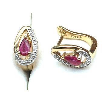 Kuldkõrvarõngad-585 3.10g