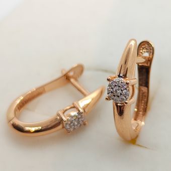 Kuld-585 kõrvarõngad 2.61g