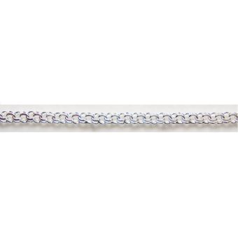 Hõbekett-925/roodium 13.64g