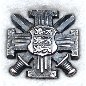 Eesti riigikaitse akadeemia hõbe-925 12 x 12 mm