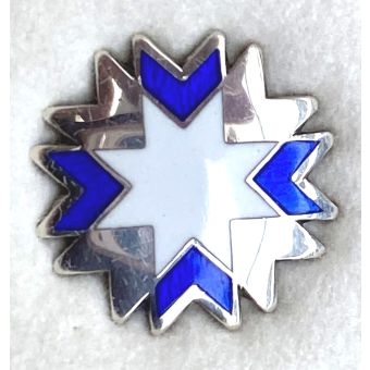 Isamaaliit hõbe-925 13 x 13 mm