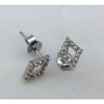 Kuldkõrvarõngad-585 d.0,18ct 1,00g