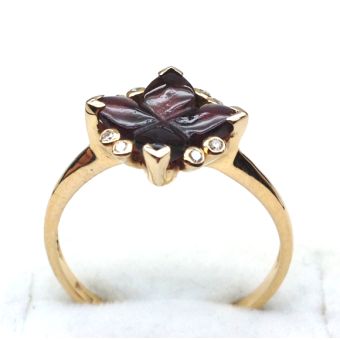 Kuldsõrmus 585 br/0,046ct gr/1,9 2,10g