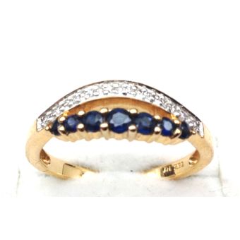 Kuldsõrmus-585 b.0,05ct s.0,39ct 2,60g