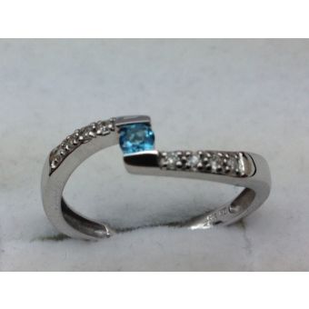 Kuldsõrmus-585 br/0,06ct top/013ct 1,70g