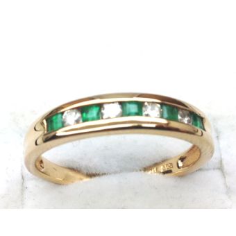 Kuldsõrmus 585 br.0,14ct smar.0,25ct 2,80g