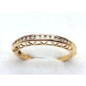 Kuldsõrmus-585 br 0,12ct 1,50g