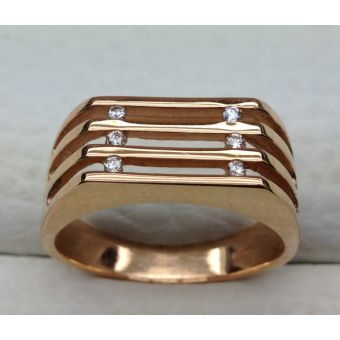 Klotser kuldsõrmus-585 7,02g