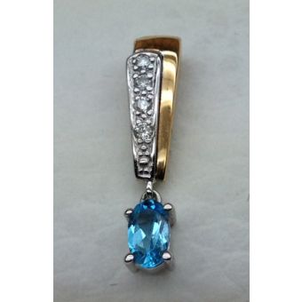 Kuldripats-585 br 0/04top 0,3ct 0,90g