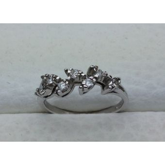 Kuldsõrmus 585 br/0,28ct si/w 2,40g