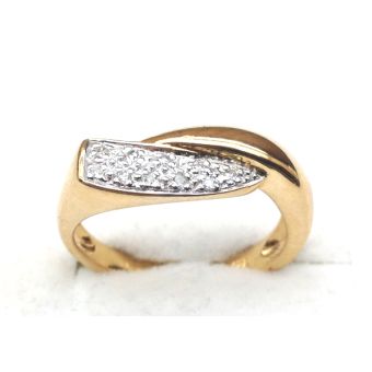 Kuldsõrmus 585 br 0,05ct 2,80g