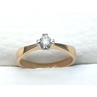 Kihlasõrmus-585 br. 0,17ct h-si1 2.31g