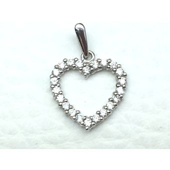 Kuldripats-585 valgest kullast 0,90 g