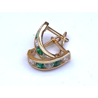 Kuldkõrvarõngad-585 h.9,71 1,04g