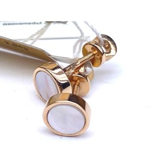 Kuldkõrvarõngad-585 pärlmutter 2.94g