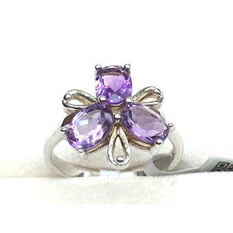 Hõbesõrmus-925/ame/3-2 ct 3.70g