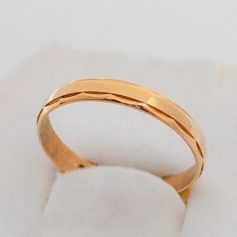 Kuld-585 abielusõrmus 3,11g