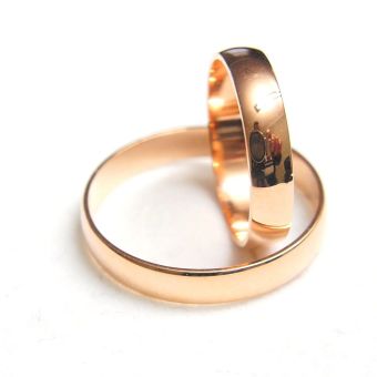 Kuld-585 abielusõrmus 2.63g