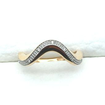 Kuldsõrmus 585 br.0,12ct 2.20g