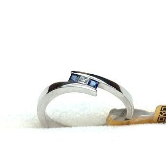 Kuldsõrmus-585 b.0,02ct s.0,31ct 2,81g