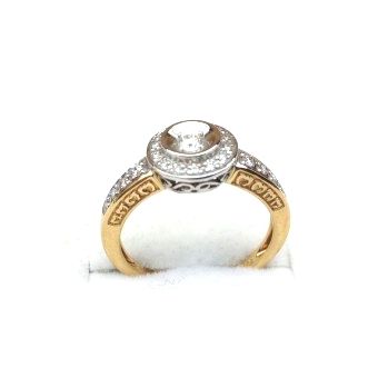 Kuldsõrmus 585 br 0,224ct 3,74g