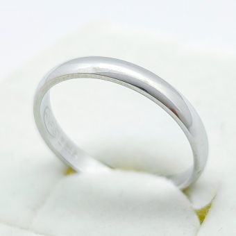 Kuld-585 abielusõrmus valgest kullast 2,42g