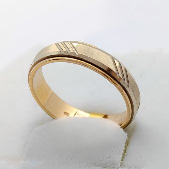 Kuld-585 abielusõrmus 3.69 g