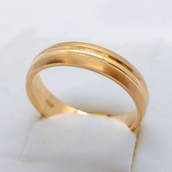 Kuld-585 abielusõrmus 4.57g