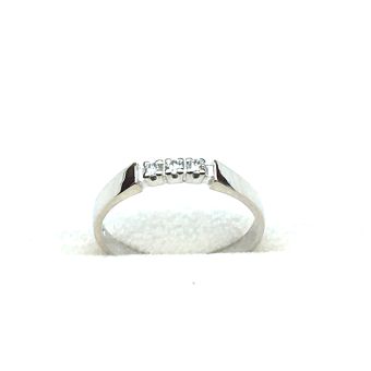 Kuld-585 kihlasõrmus 585 3x0.03 h-vs 1.62g