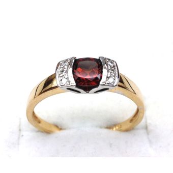 Kuldsõrmus-585 br 0,03ct 2,34g